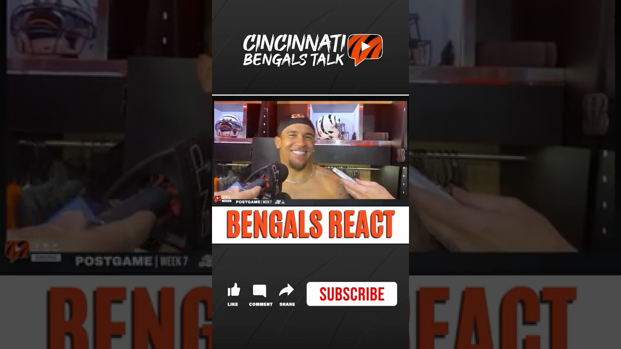 Cincinnati Bengals ALL SMILES After Win Over Steelers on Thursday Night Football
