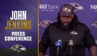 John Jenkins: 'We're Just Trying to Live Up to the Standard' | Baltimore Ravens