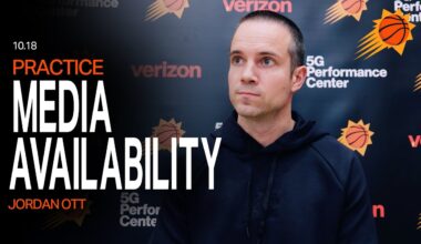 Jordan Ott Phoenix Suns Practice Media Availability | 10-18-25