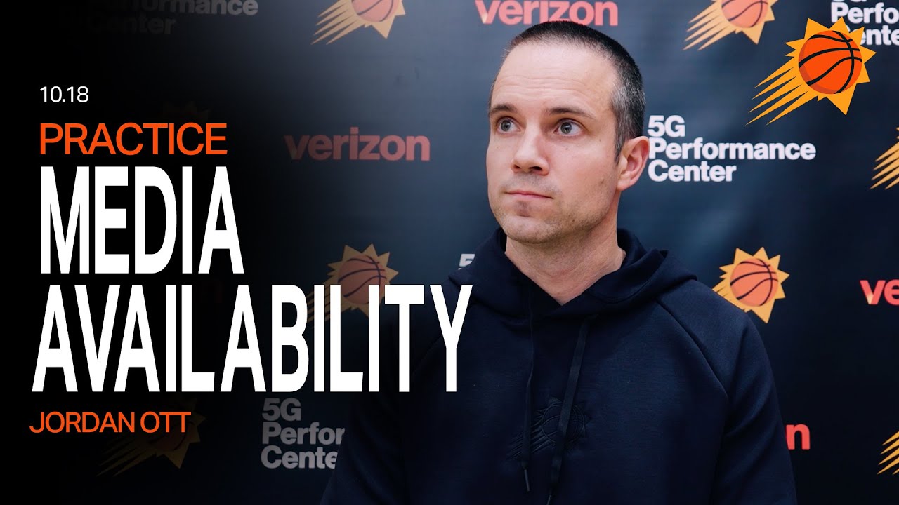 Jordan Ott Phoenix Suns Practice Media Availability | 10-18-25