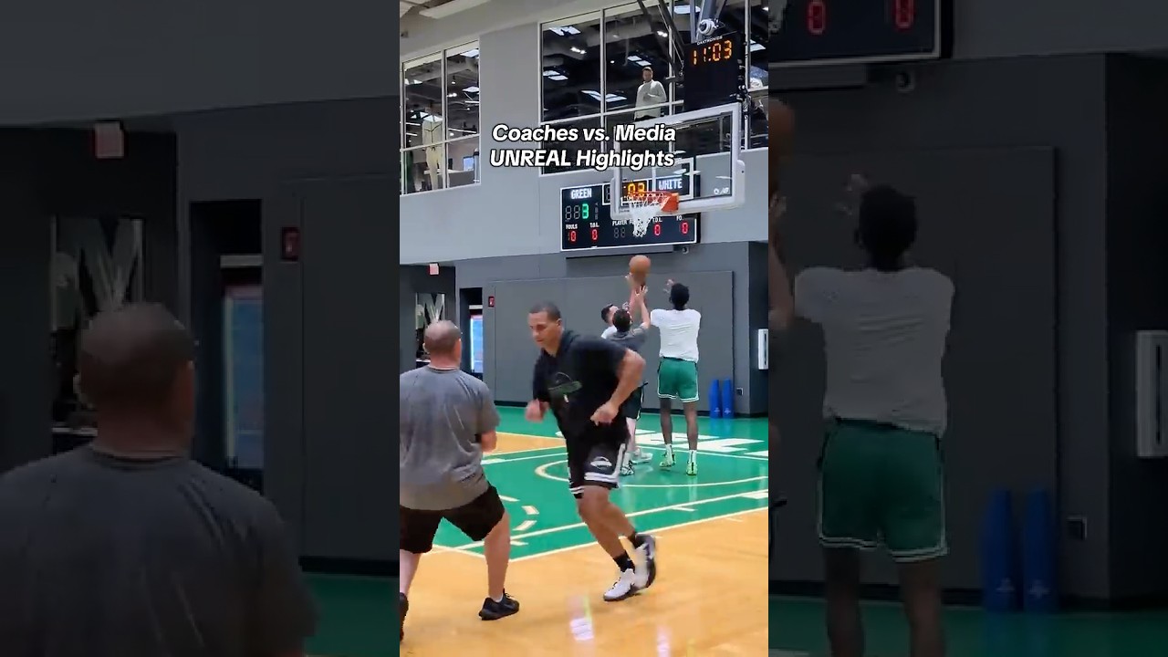 Joe & the coaches showed NO mercy 😭 #nba #celtics #shorts