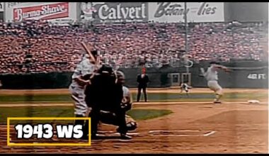1943 World Series Footage ⭐️ NY Yankees vs. St. Louis Cardinals [In 4K Color, Speed Adjusted]