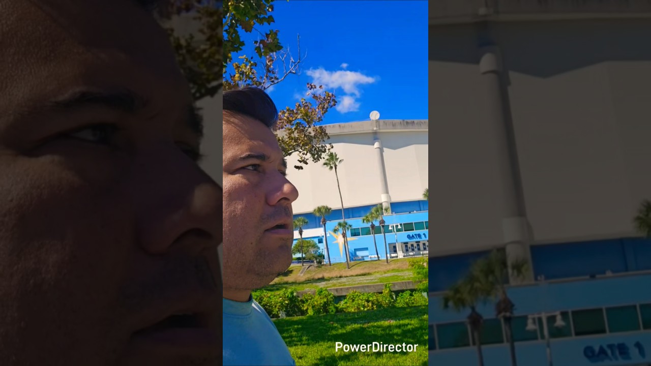 TROPICANA FIELD | TAMPA BAY RAYS. 1 AÑO LUEGO DEL PASO DEL HURACAN MILTON!