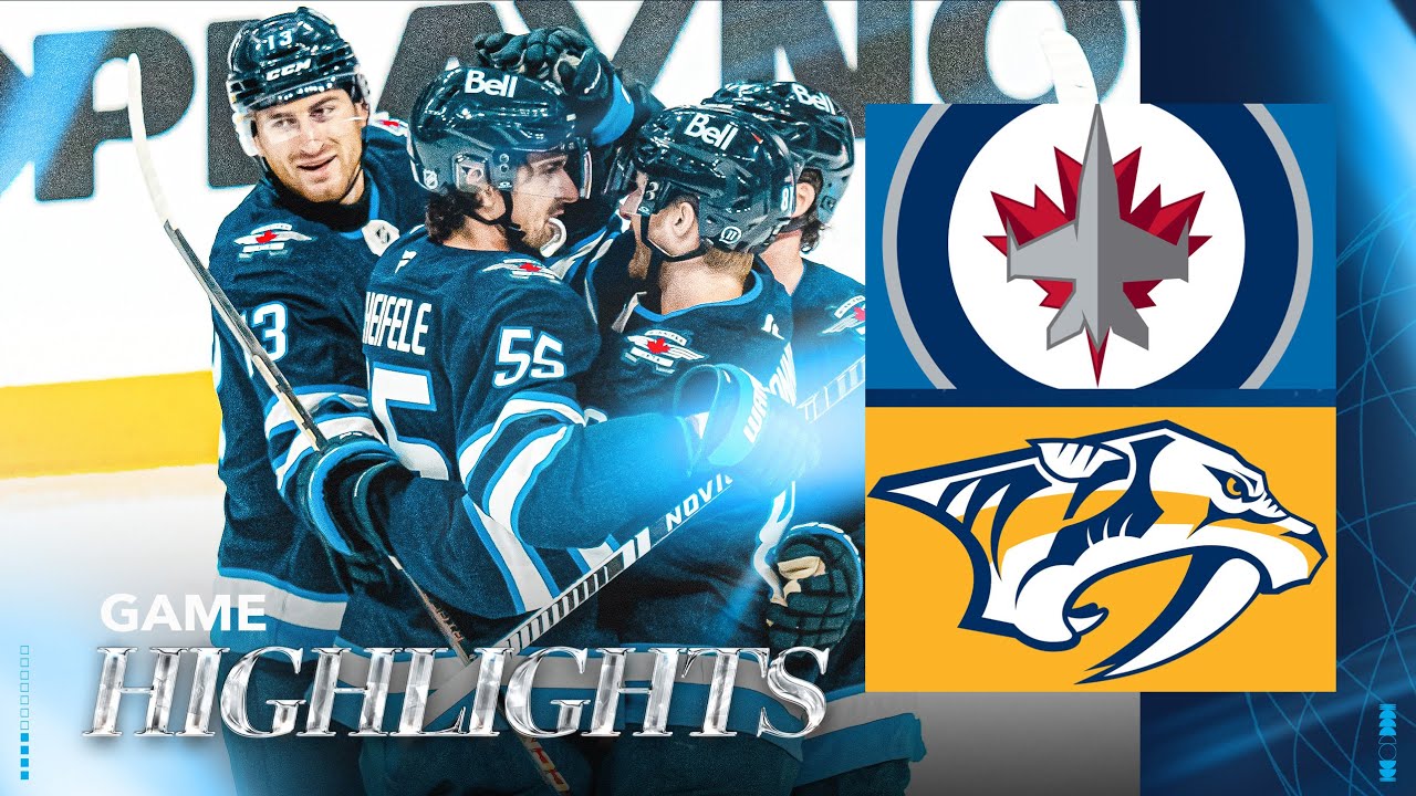 Winnipeg Jets vs. Nashville Predators - Game Highlights