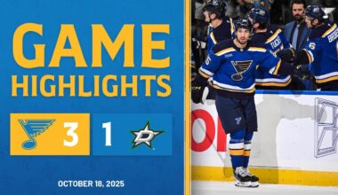 Game Highlights: Blues 3, Stars 1