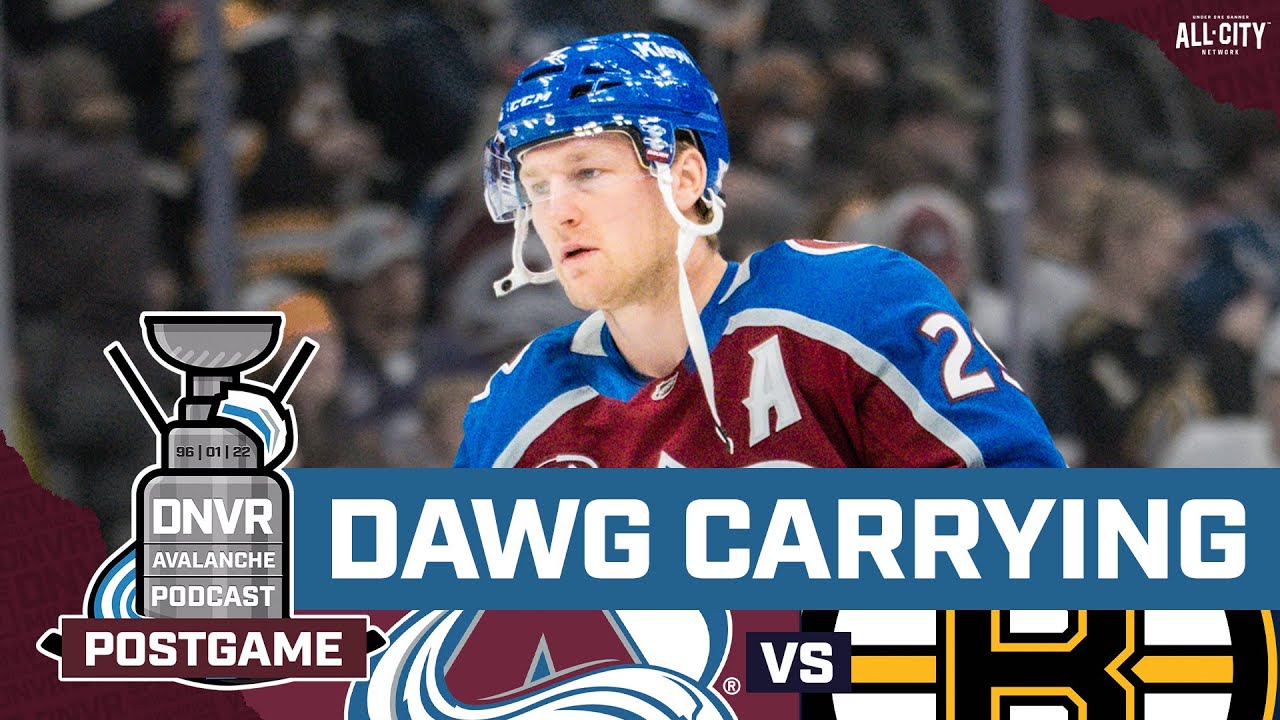 Nathan MacKinnon powers Colorado Avalanche past Boston Bruins | DNVR Avalanche Postgame