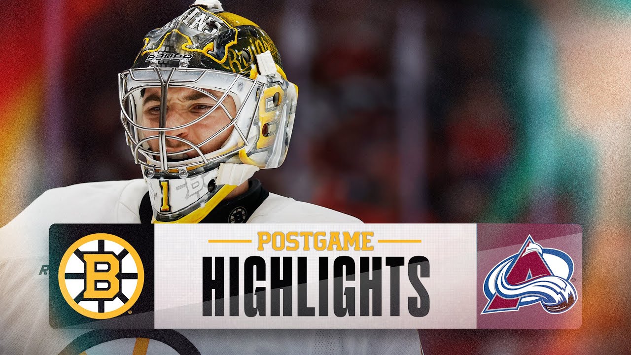 CONDENSED GAME: Boston Bruins vs. Colorado Avalanche - 10/18/2025