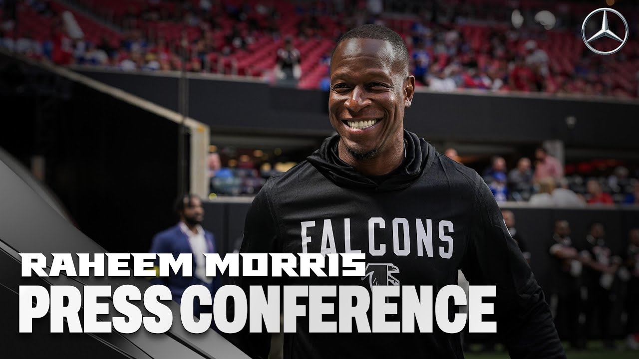 Raheem Morris, Michael Penix Jr. & Bijan Robinson post-game press conferences | Atlanta Falcons