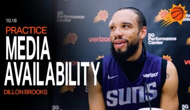 Dillon Brooks Phoenix Suns Practice Media Availability | 10-18-25