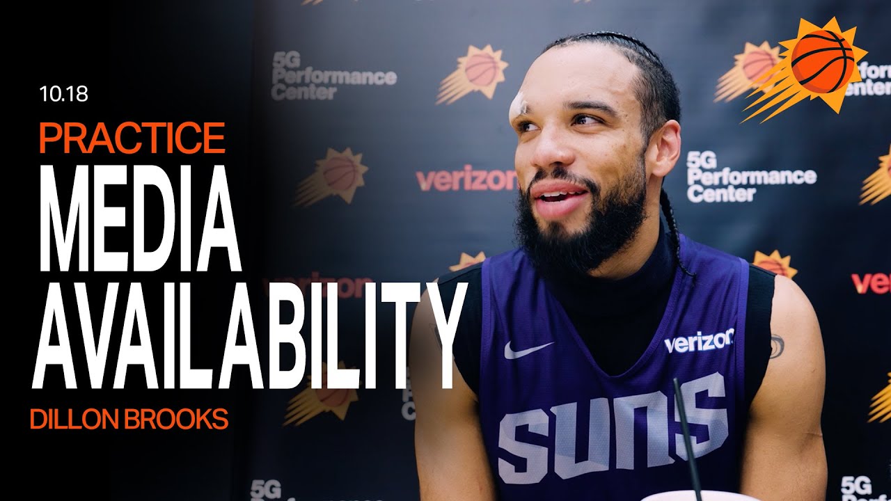 Dillon Brooks Phoenix Suns Practice Media Availability | 10-18-25