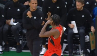 Joe Mazzulla tells Immanuel Quickley to "shut the f**k up" after taunting Celtics bench 😂