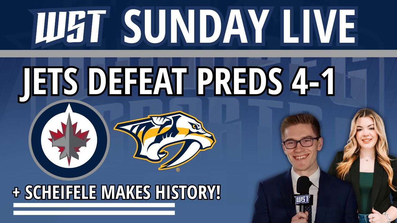 Winnipeg Jets defeat Nashville Predators + Mark Scheifele makes history | WST Sunday Live