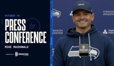 Head Coach Mike Macdonald Gives Final Updates Ahead Of Week 7 vs. Texans.