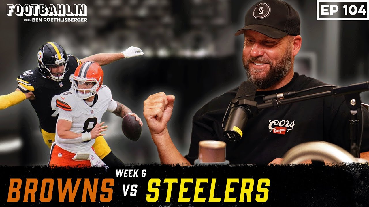 Big Ben talks Steelers win over Browns, AFC North dominance, Bengals preview and more! Ep. 104