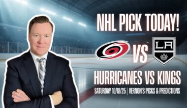 Carolina Hurricanes vs Los Angeles Kings - NHL pick Saturday 10/18/25 l Vernon’s Picks & Predictions