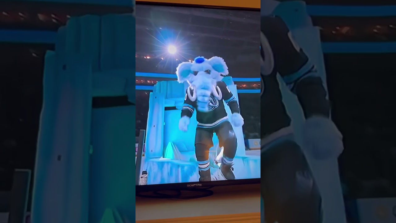 Utah Mammoth Mascot Tusky 🦣 🏒#NHL #hockey