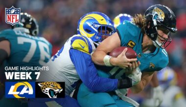Los Angeles Rams vs. Jacksonville Jaguars Game Highlights | 2025 NFL Season Week 7