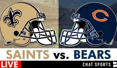 Saints vs. Bears Live Streaming Scoreboard, Free Play-By-Play, Highlights | 2025 NFL Week 7