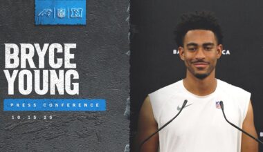 Bryce Young talks efficiency going into Week 7 | Carolina Panthers
