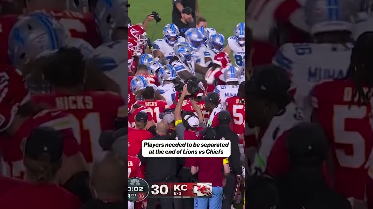 Things got CHIPPY after SNF 🤬🏈 #football #chiefs #lions #nfl #snf