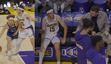 Luka Doncic tells Austin Reaves he's done playing after knee injury in preseason