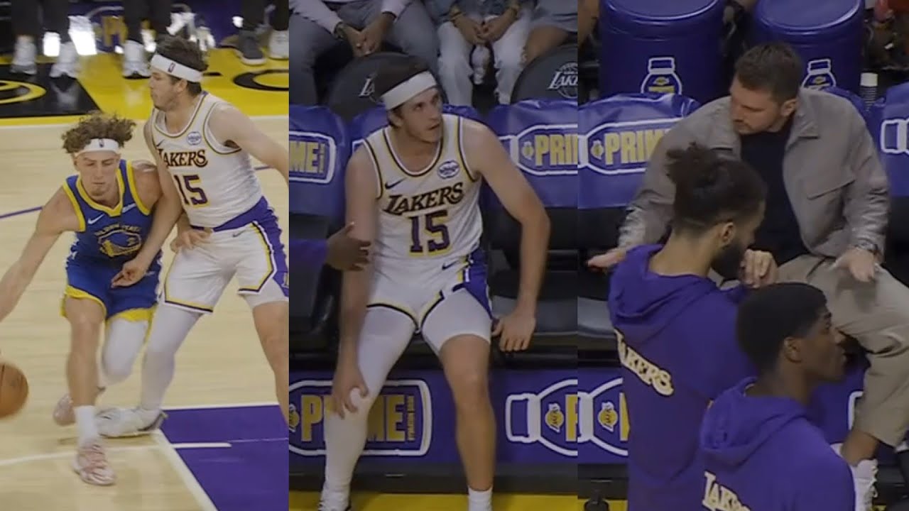 Luka Doncic tells Austin Reaves he's done playing after knee injury in preseason