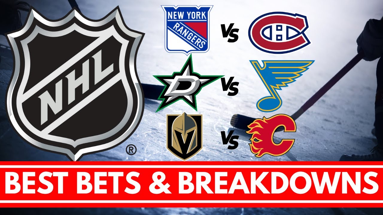 NHL Saturday Slate Expert Picks | Knights vs Flames | Canadiens vs Rangers | Stars vs Blues