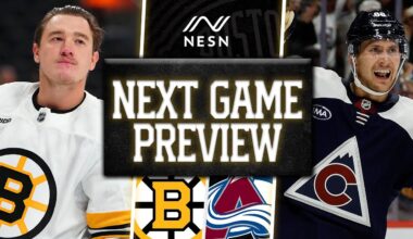NEXT GAME PREVIEW: Boston Bruins vs. Colorado Avalanche | 10/17/2025