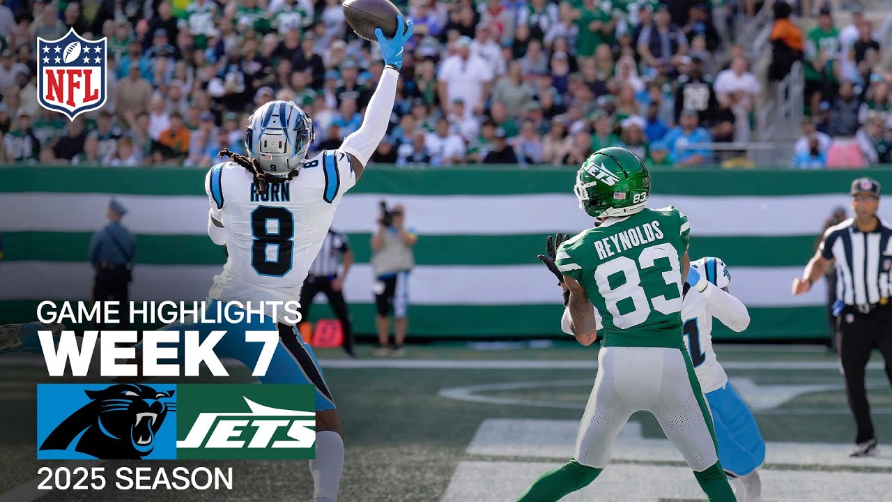 Carolina Panthers vs. New York Jets Game Highlights | NFL 2025 Season Week 7