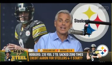 THE HERD | Colin Cowherd BLOWN AWAY, "Pittsburgh Steelers Have Been IMPRESSIVE With Aaron Rodgers"