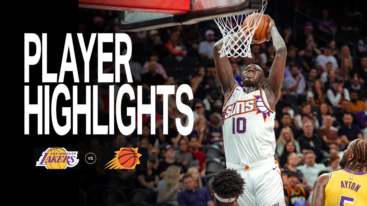 Dunks, shot making & more, Khaman Maluach shows out in preseason finale for Phoenix Suns | 10-14-25