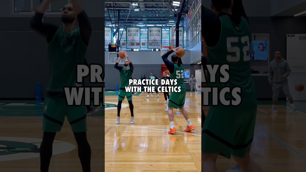 Come to practice with admin 👀 #celtics #nba #shorts