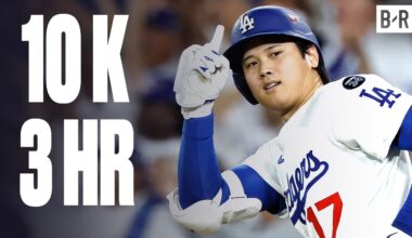 Shohei Ohtani Hits 3 Home Runs, Throws 10 Strikeouts in NLCS Game 4 | 2025 MLB Postseason