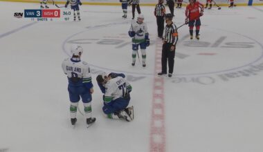 Tom Wilson Lays a Big Open Ice Hit On Filip Chytil