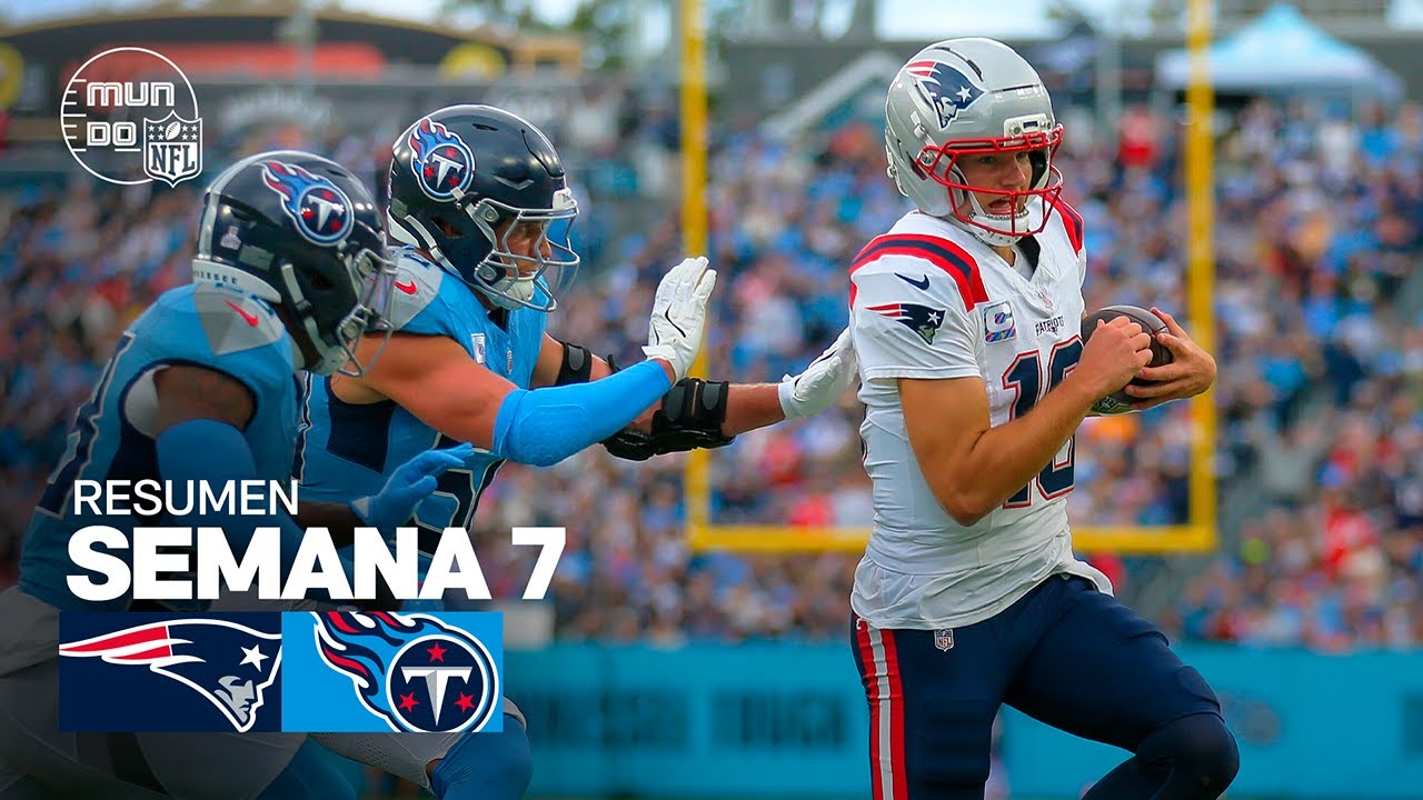 New England Patriots vs. Tennessee Titans | Resumen NFL en español - Semana 7 | NFL Highlights 2025