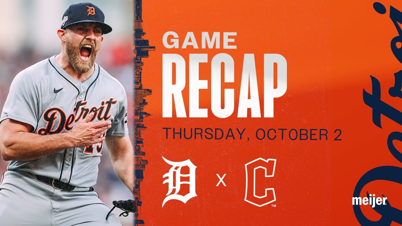 Game Highlights: 4-Run 7th Inning Drives Tigers to Wild Card Series Win | 10/2/25