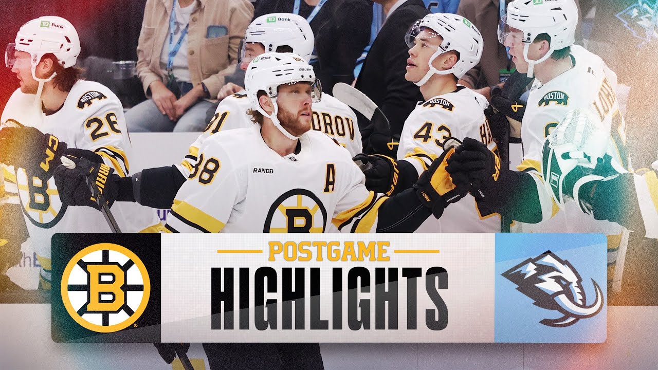 CONDENSED GAME: Boston Bruins vs. Utah Mammoth - 10/19/2025