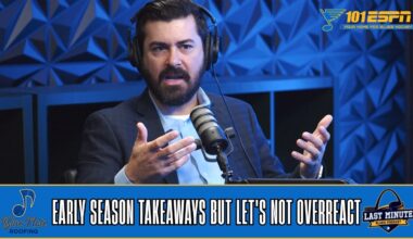 Last Minute Blues Podcast | Early Season Takeaways But Let's Not Overreact