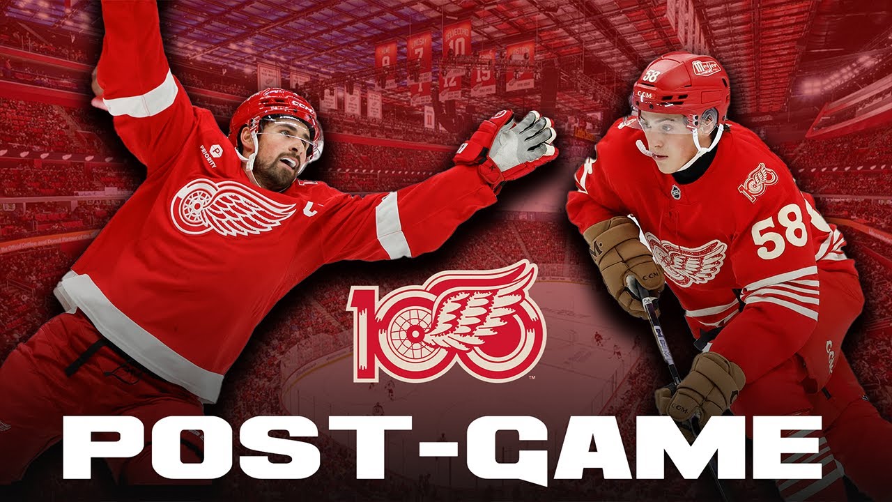 Detroit Red Wings vs Edmonton Oilers POST GAME SHOW | Woodward Wings