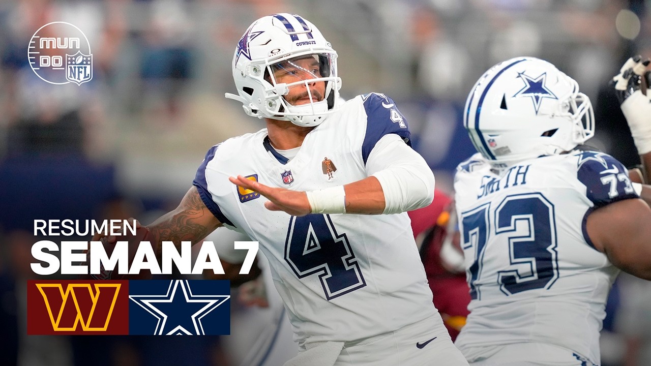Washington Commanders vs. Dallas Cowboys | Resumen NFL en español - Semana 7 | NFL Highlights 2025