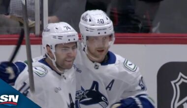 Canucks' Pettersson Wires One Past Lindgren For First Of The Season