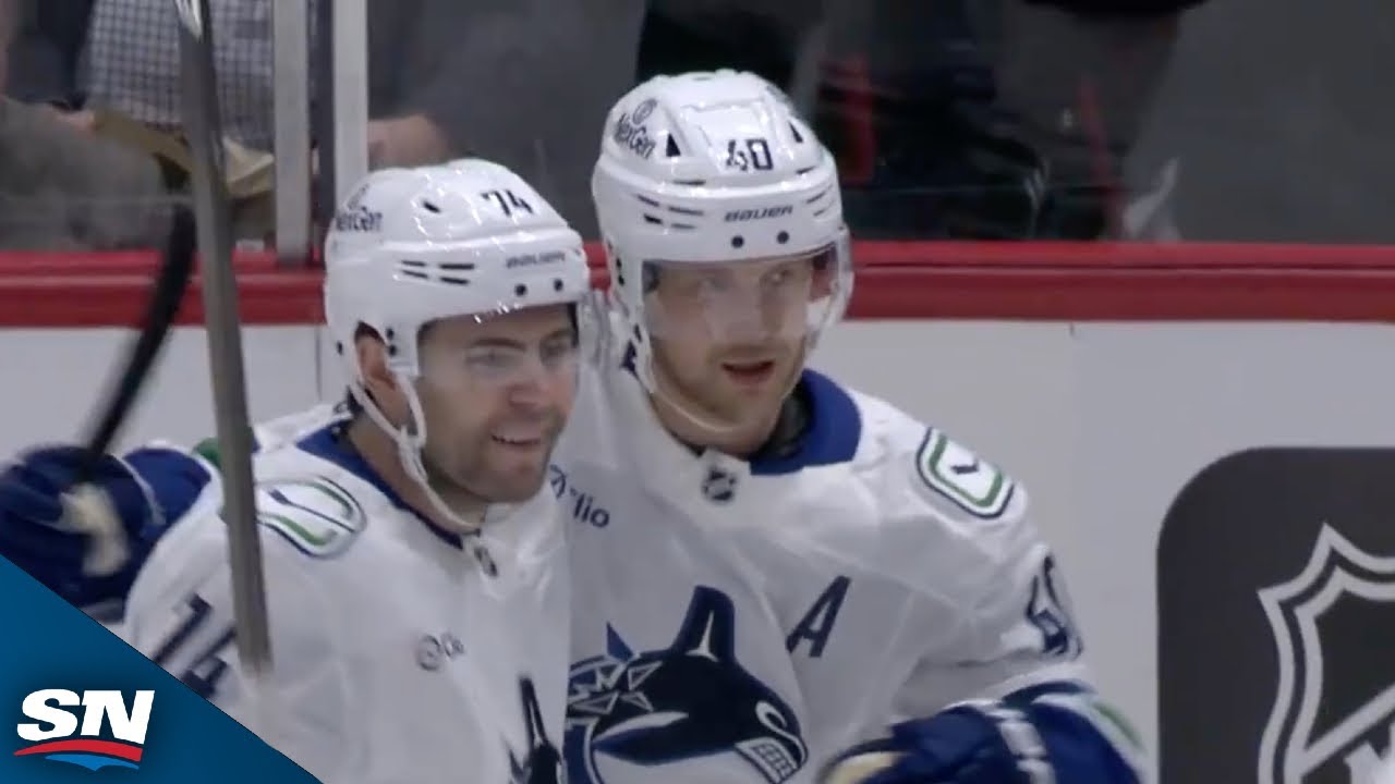 Canucks' Pettersson Wires One Past Lindgren For First Of The Season
