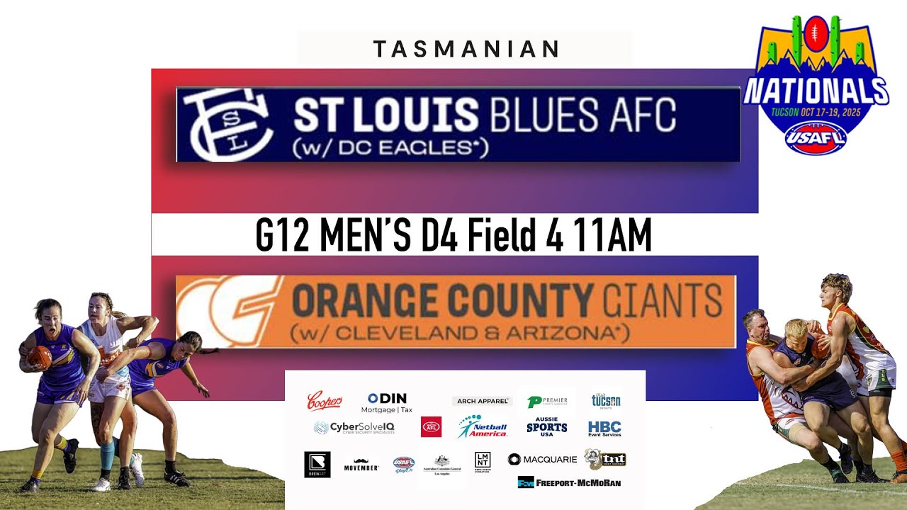 USAFL 2025 Nationals G12 St Louis Blues vs OC Giants