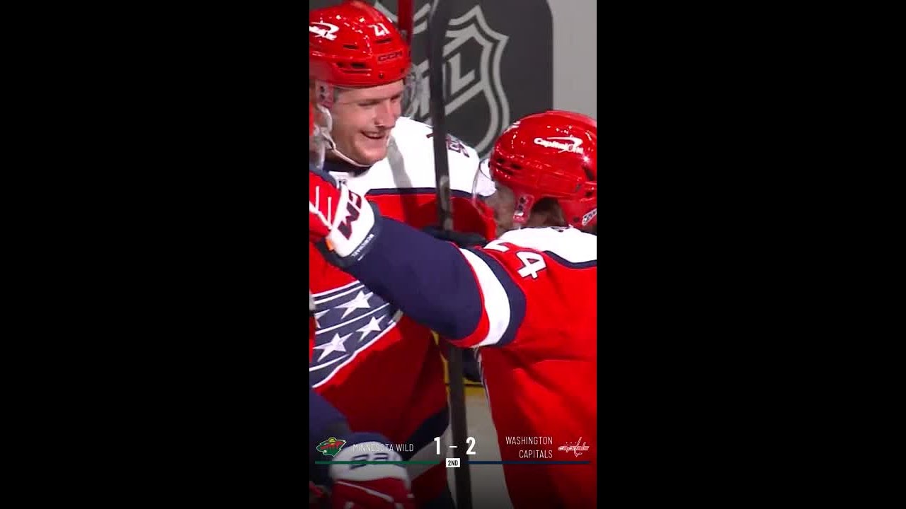 Aliaksei Protas with a Goal vs Minnesota Wild