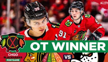 Frank Nazar, Blackhawks Win OT Thriller vs Ducks | CHGO Blackhawks POSTGAME Podcast