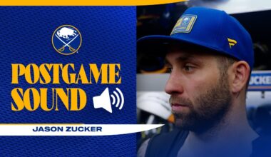 "Now We Need To Keep It Going" | Jason Zucker After 8-4 Win Over Ottawa Senators | Buffalo Sabres
