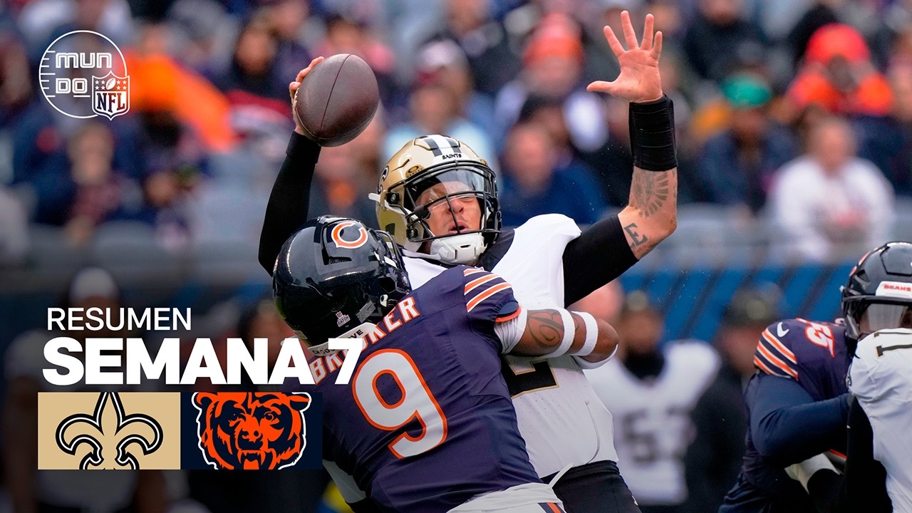 New Orleans Saints vs. Chicago Bears | Resumen NFL en español - Semana 7 | NFL Highlights 2025