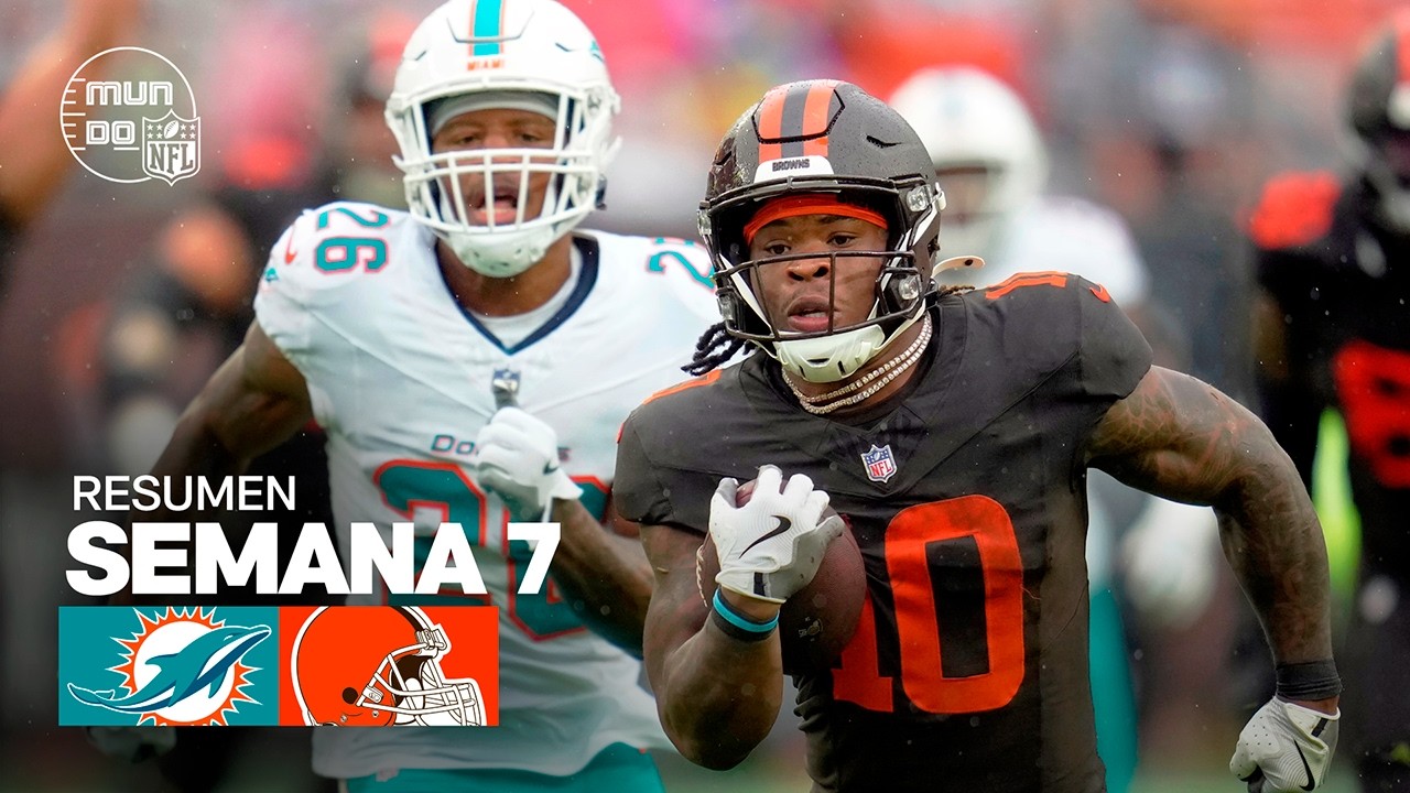 Miami Dolphins vs. Cleveland Browns | Resumen NFL en español - Semana 7 | NFL Highlights 2025