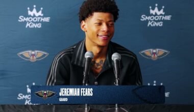 Jeremiah Fears | Pelicans-Rockets Postgame | 2025 NBA Preseason