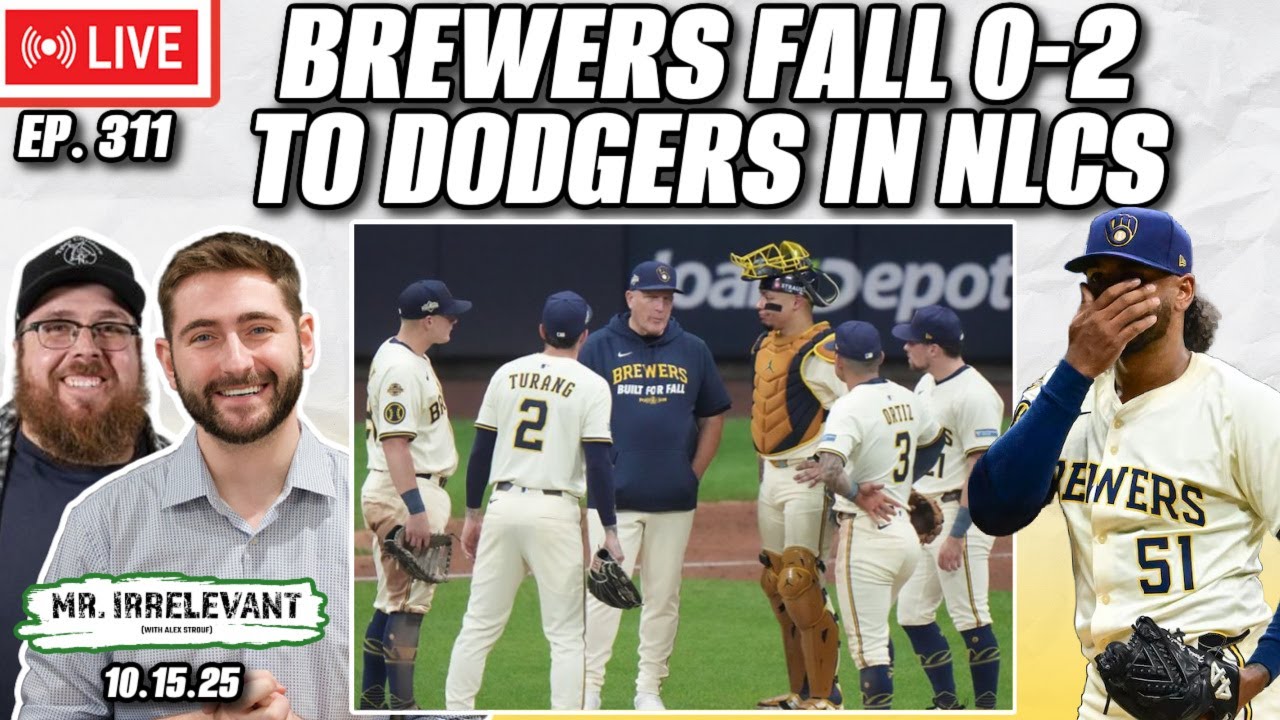 NLCS - Milwaukee Brewers Face 0-2 Deficit to Los Angeles Dodgers | Is Series Over? - Mr. Irrelevant